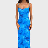 Krastina™ - Романтична рокля с флорални мотиви