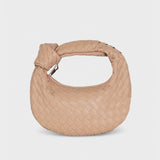 Reni™ - Мини чанта тип „хобо“ с плетен възел