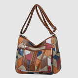 Galena™ - Чанта от естествена кожа с мозайка